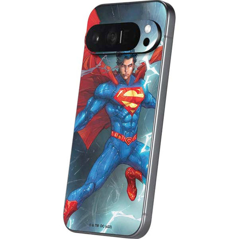 DC Comics Superman Heat Vision Pixel 9 Pro XL Skin